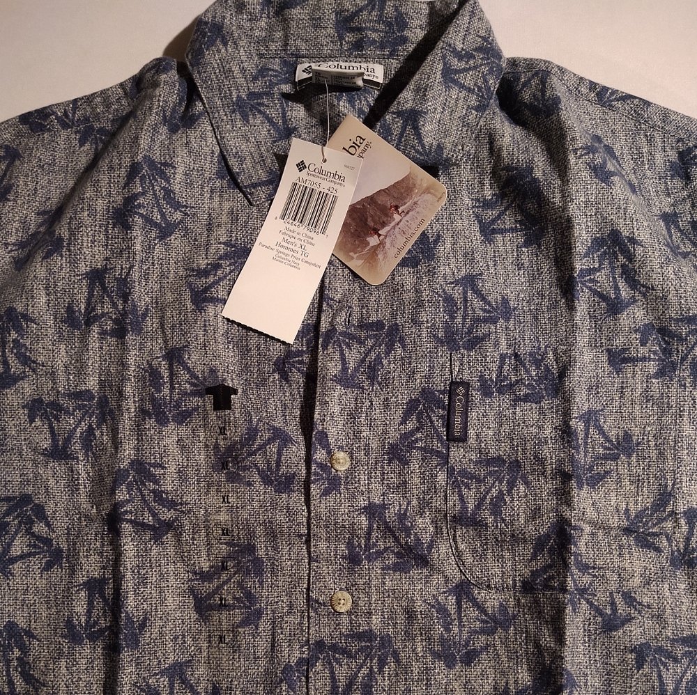 Columbia button up shirt